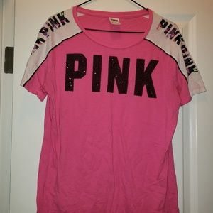 Pink bling shirt